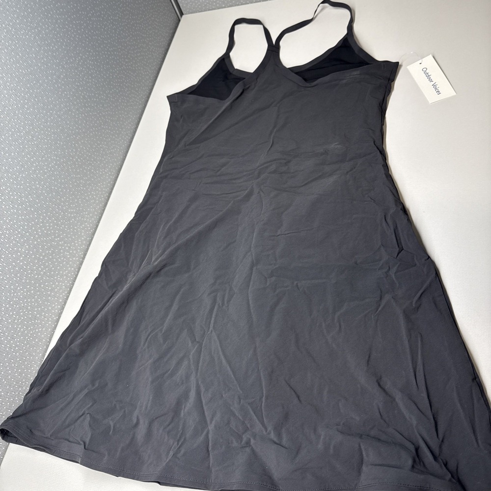 Outdoor Voices Womens The Exercise Dress Size Small Black w/Built In Shorts - Picture 7 of 7